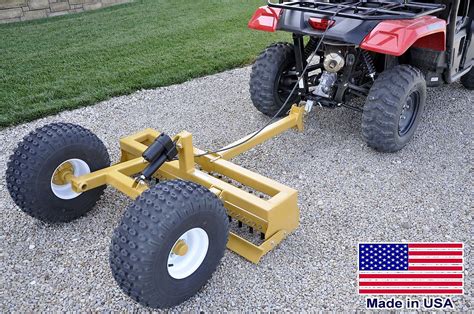 Better that a grader it's easier to grade where you need to. . Atv driveway grader